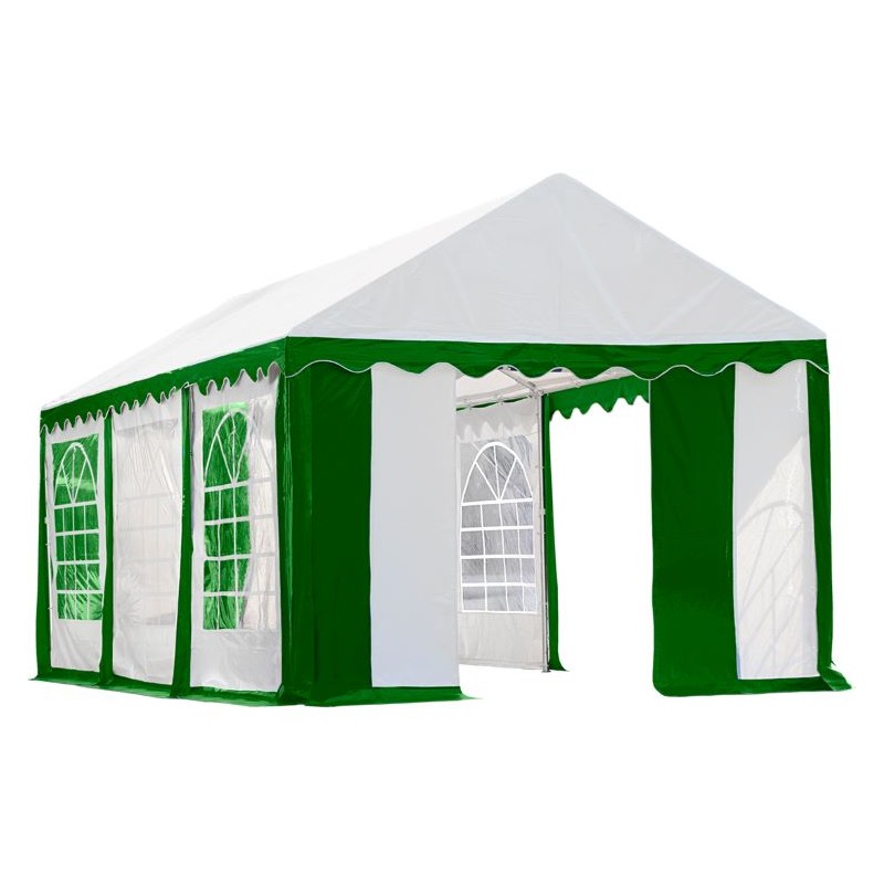 ShelterLogic 10x20 Party Tent Kit w/ Windows - Green/White (25899)
