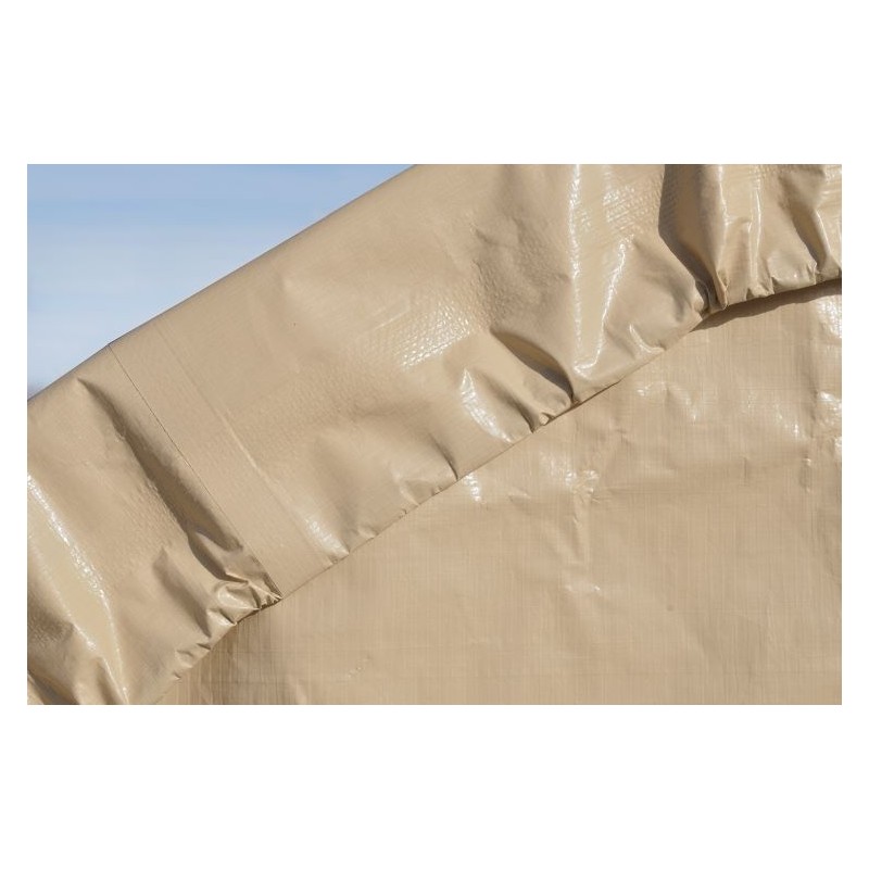 ShelterLogic 10x20x8 ft Round Style Auto Shelter Kit - Sandstone (62684)