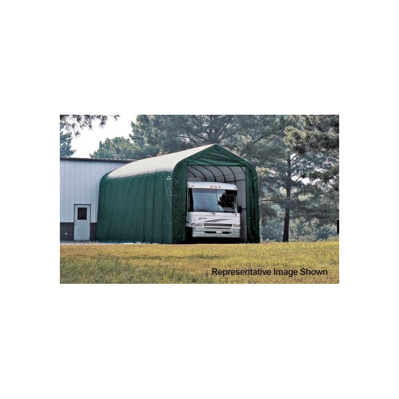 ShelterLogic 15x20x12 Peak Style Shelter Kit - Green (95351)