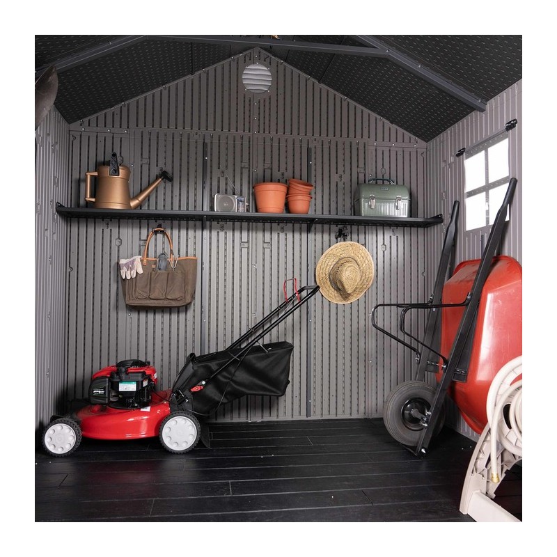 Lifetime 8x7.5 Plastic Storage Shed Kit with Floor (60354)