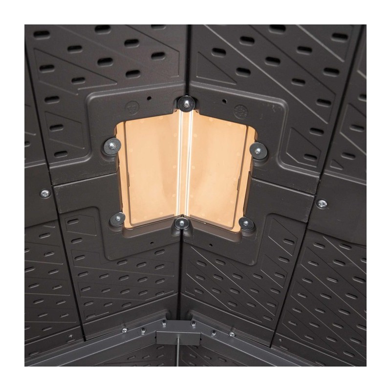 Lifetime 8x7.5 Plastic Storage Shed Kit with Floor (60354)