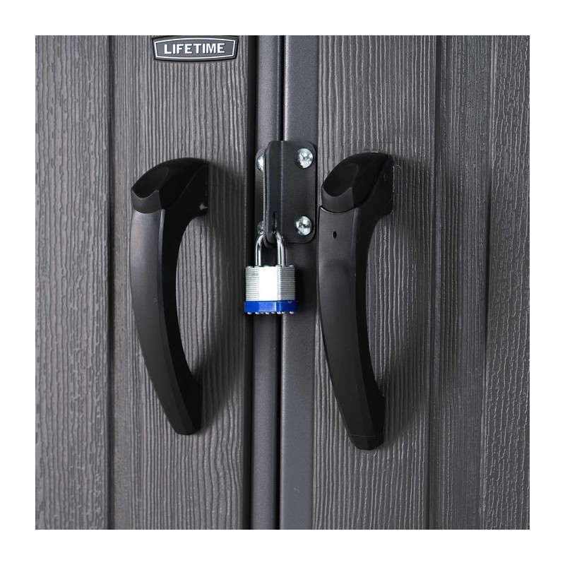 Lifetime 8x7.5 Plastic Storage Shed Kit with Floor (60354)