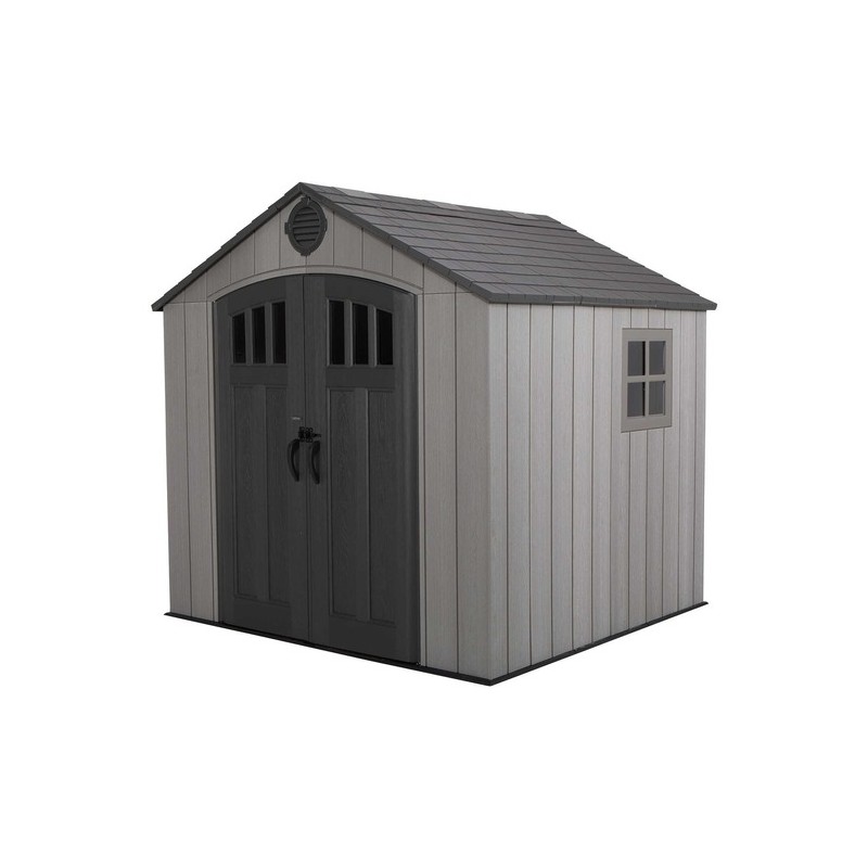 Lifetime 8 x7.5 Plastic Storage Shed Kit with Floor (60299A)