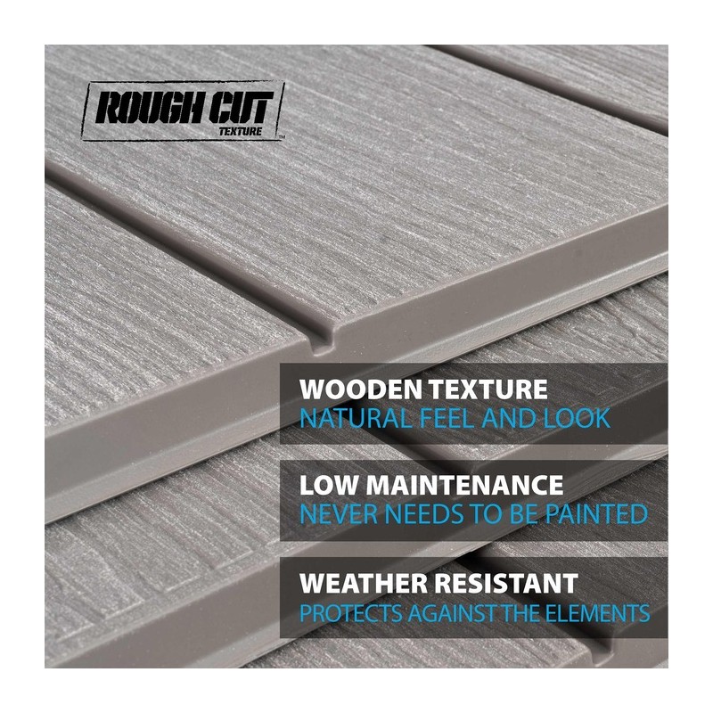 Lifetime 8 x7.5 Plastic Storage Shed Kit with Floor (60299A)