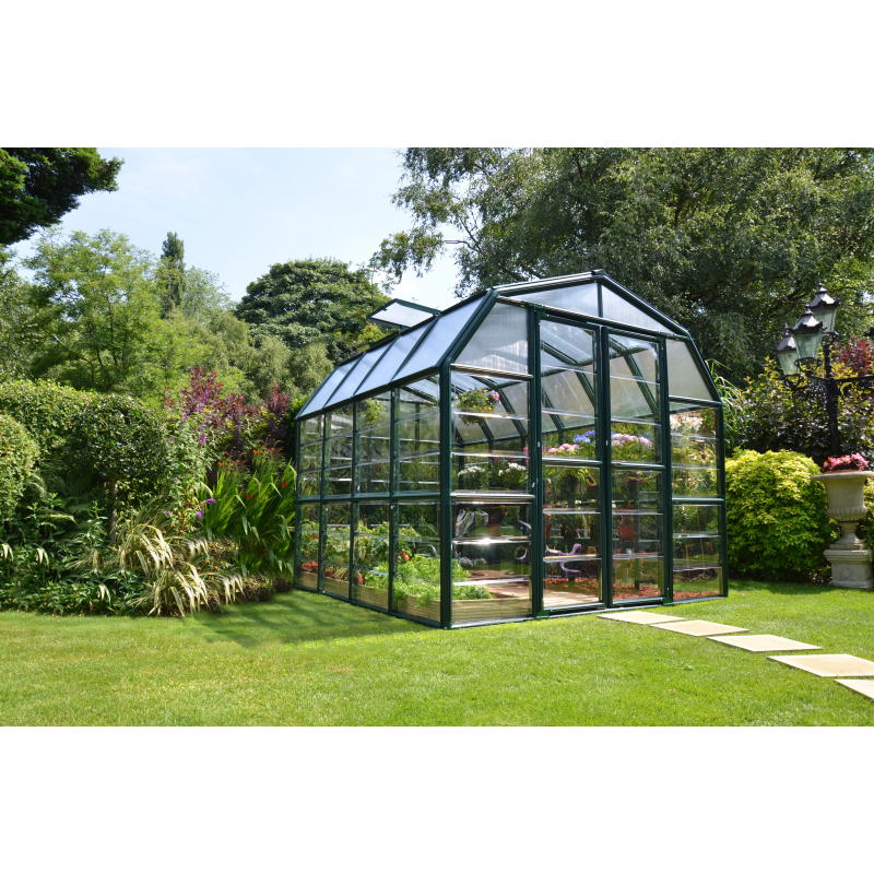 Palram - Canopia 8x8 Grand Gardener 2 Clear Greenhouse Kit (HG7208C)
