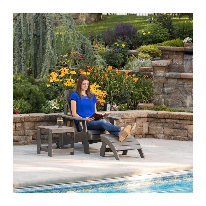 Lifetime Adirondack Ottoman - Shale Stone (60291)