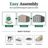 Little Cottage Co. Value Gable 8x8 Wood Storage Shed Kit (8x8-VGS-PC) Little Cottage Co. Value Gable 8x8 Wood Storage Shed Kit (8x8-VGS-PC)