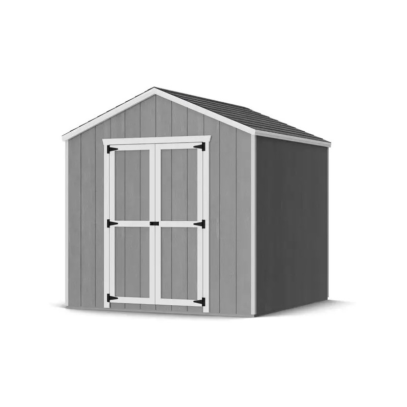 Little Cottage Co. 8x8 Value Gable Wood Shed Kit (8x8-VGS-WPC)