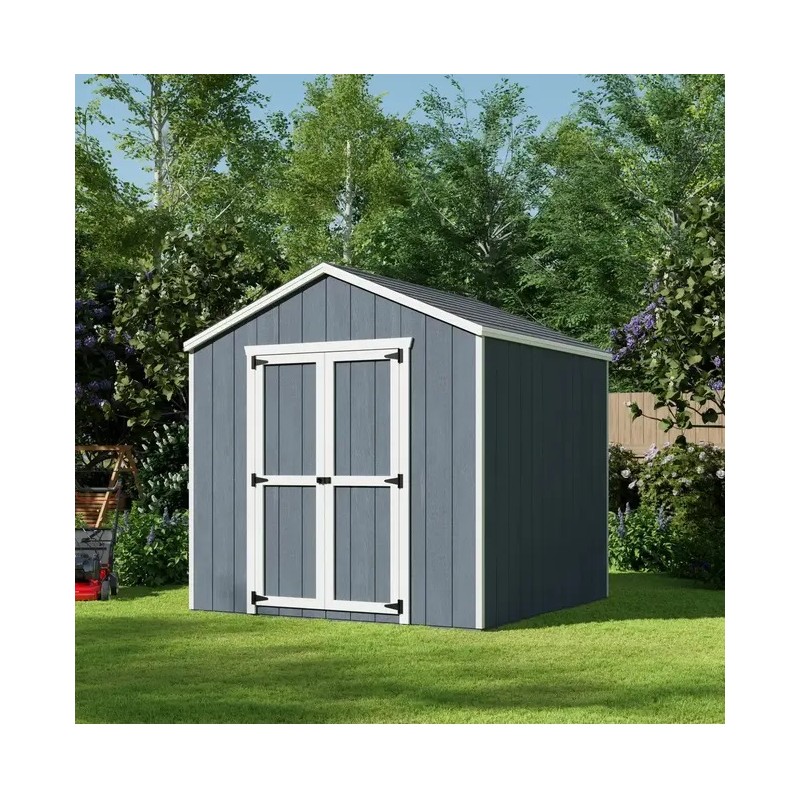 Little Cottage Co. Value Gable 8x8 Wood Storage Shed Kit (8x8-VGS-PC)
