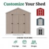 Little Cottage Co. Value Gable 8x8 Wood Storage Shed Kit (8x8-VGS-PC) Little Cottage Co. Value Gable 8x8 Wood Storage Shed Kit (8x8-VGS-PC)