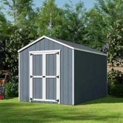 Little Cottage Co. 8x12 Value Gable Wood Shed Kit (8x12-VGS-PC)