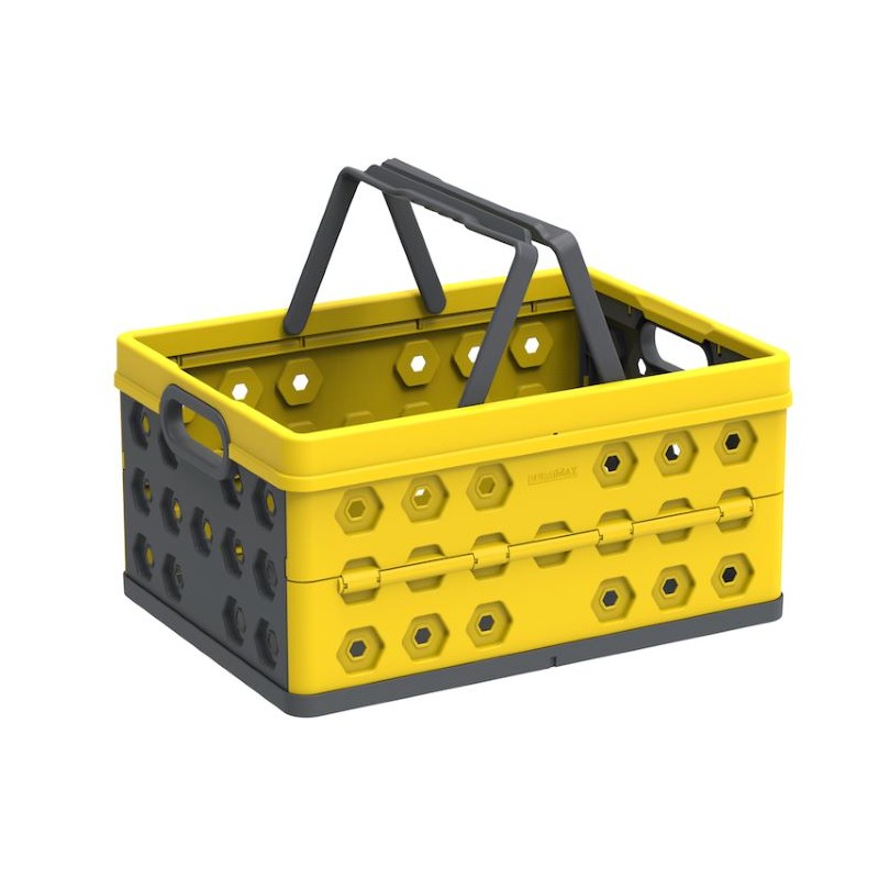 DuraMax Foldable Basket - Yellow w/ Gray (86201)