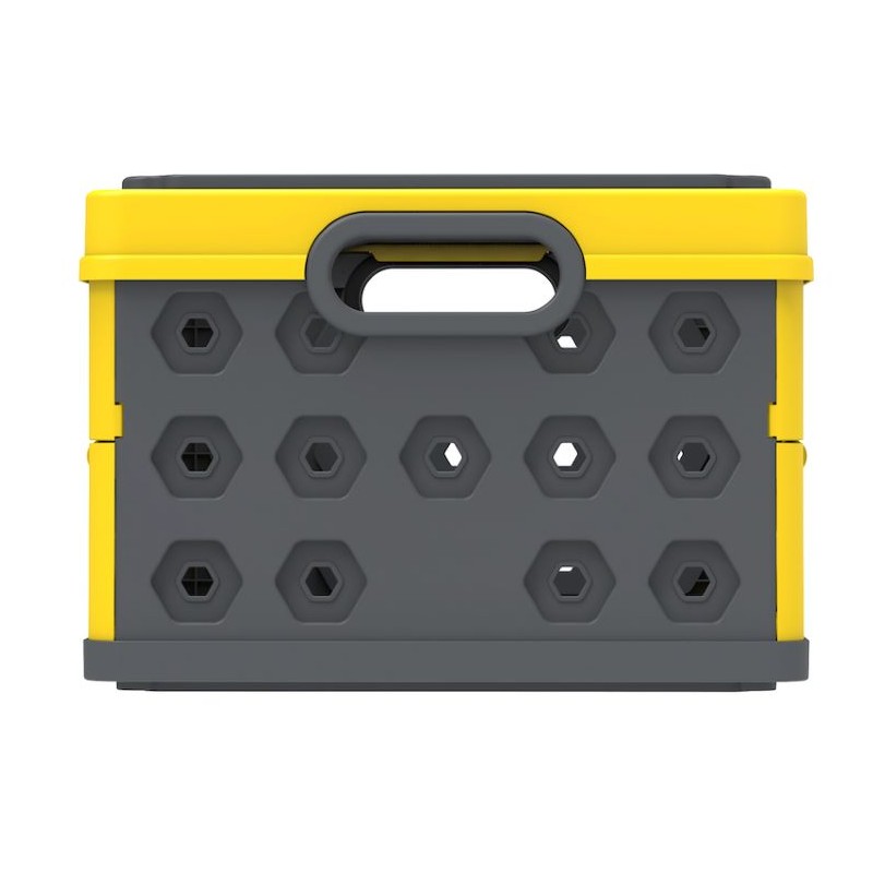 DuraMax Foldable Basket - Yellow w/ Gray (86201)