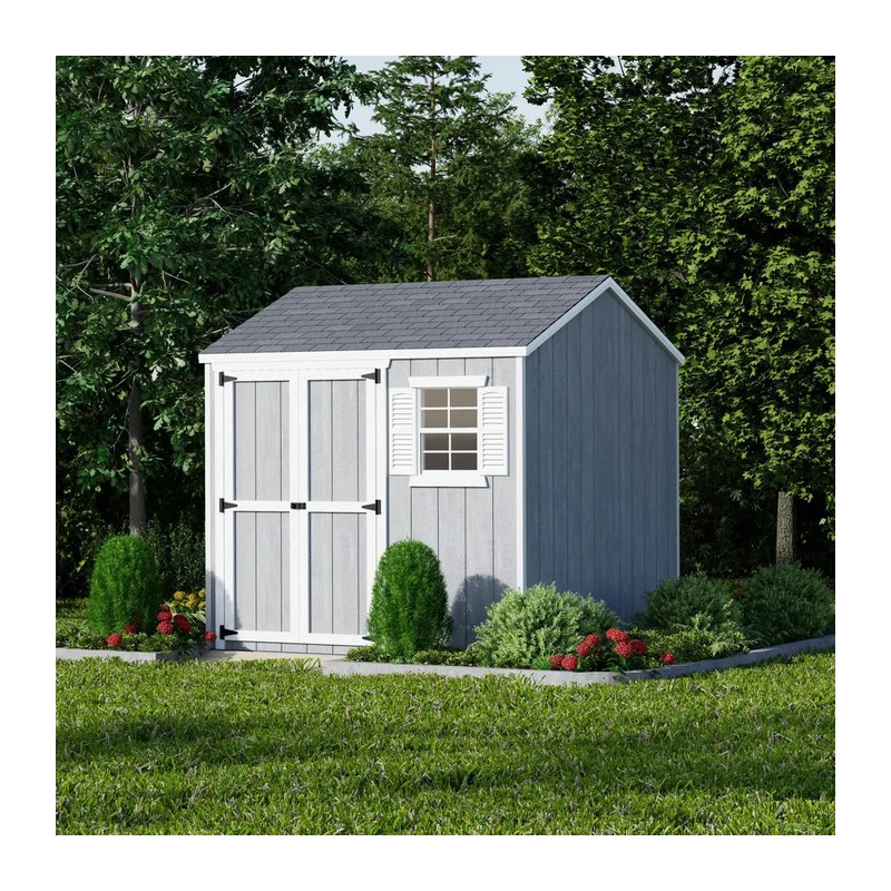 Little Cottage Co. 8x8 Value Workshop Wood Shed Kit (8x8-VWS-wPC)