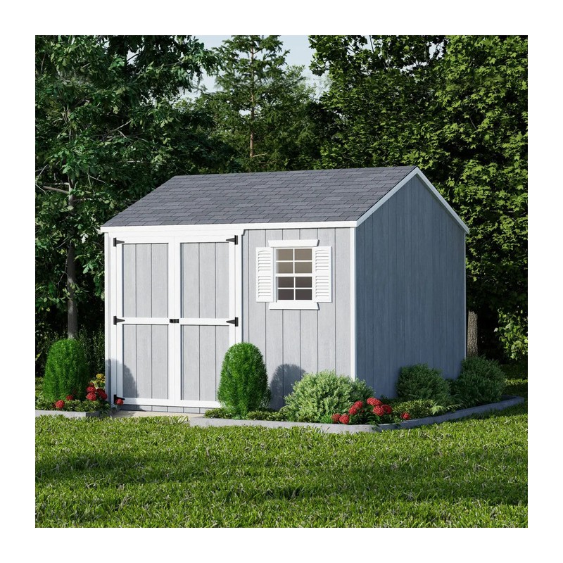 Little Cottage Co. 10x10 Value Workshop Wood Shed Kit (10x10-VWS-PC)