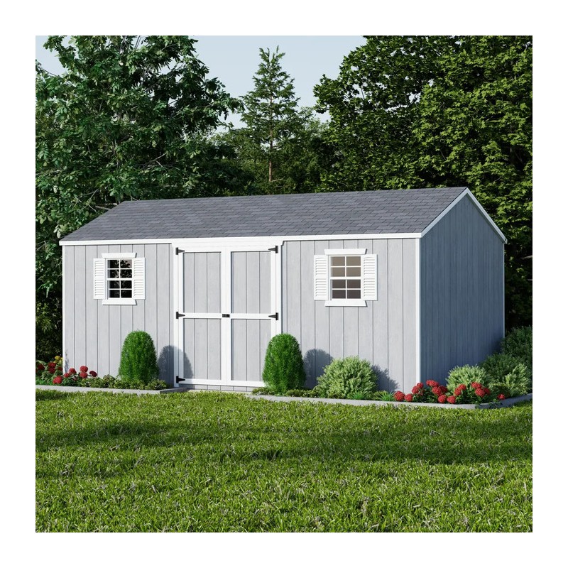 Little Cottage Co. 10x18 Value Workshop Wood Shed Kit (10x18-VWS-PC)