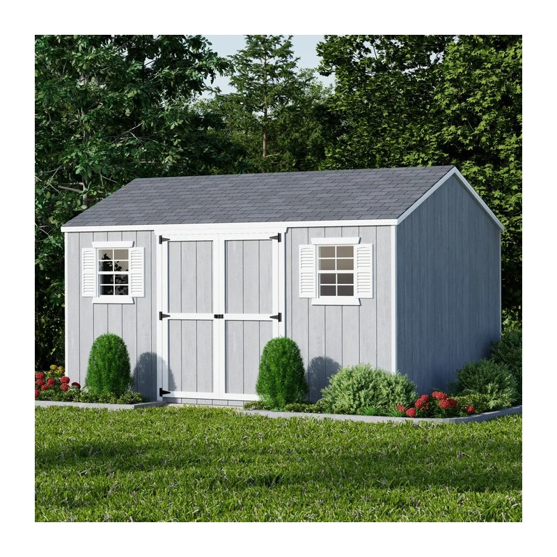 Little Cottage Co. 12x14 Value Workshop Wood Shed Kit (12x14-VWS-PC)