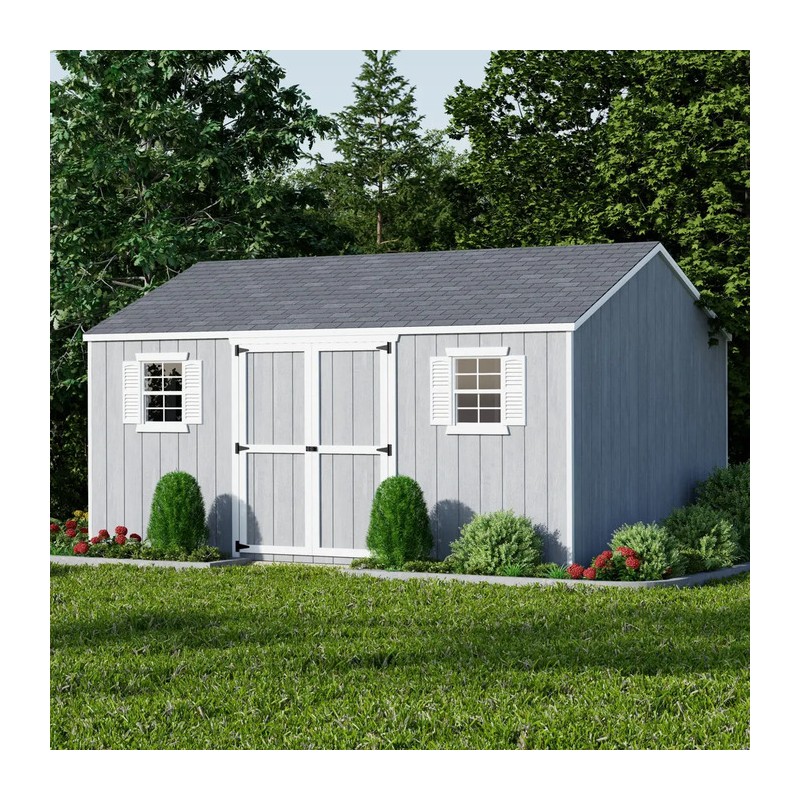 Little Cottage Co. 12x16 Value Workshop Wood Shed Kit (12x16-VWS-PC)