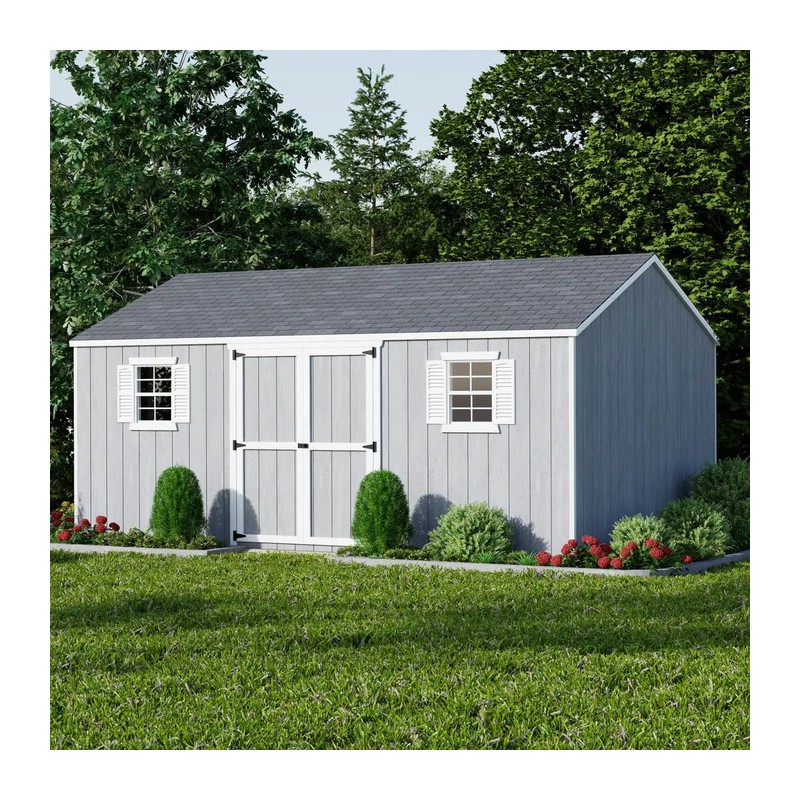 Little Cottage Co. 12x18 Value Workshop Wood Shed Kit (12x18-VWS-PC)