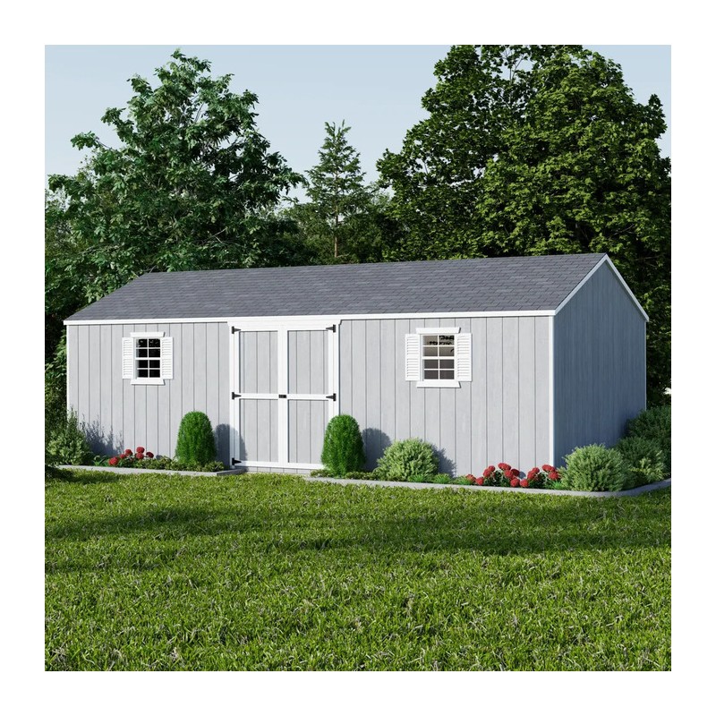 Little Cottage Co. 12x24 Value Workshop Wood Shed Kit (12x24-VWS-PC)
