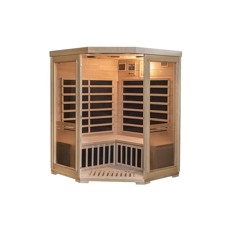 Sonoma 3-Person Hemlock Infrared Sauna with 7 Carbon Heaters (SA7019)