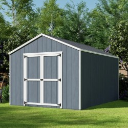 Little Cottage Co. 10x14 Value Gable Wood Shed Kit (10x14-VGS-PC)