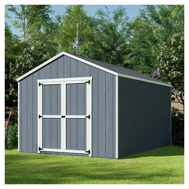 Little Cottage Co. 10x14 Value Gable Wood Shed Kit (10x14-VGS-PC)