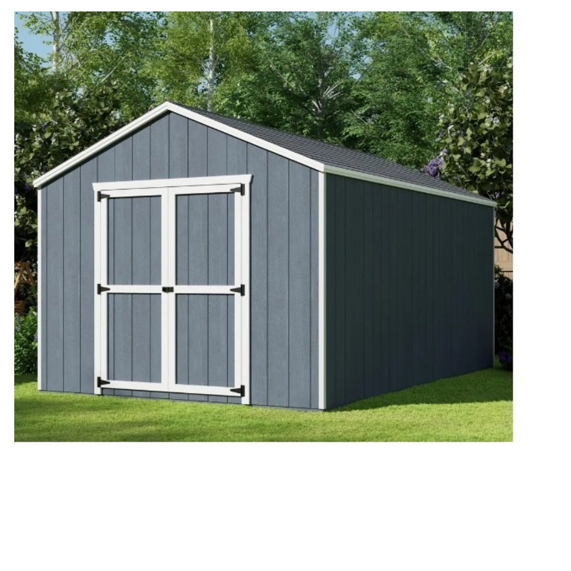 Little Cottage Co. 10x16 Value Gable Wood Shed Kit (10x16-VGS-PC)