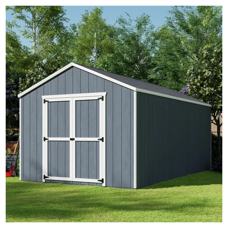Little Cottage Co. 10x18 Value Gable Wood Shed Kit (10x18-VGS-PC)
