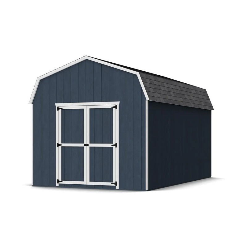 Little Cottage Co. 10x16 Value Gambrel Barn Wood Shed Kit w/ 6' Sidewall (10x16-VGB-6-PC)