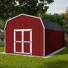 Little Cottage Co. 12x24 Value Gambrel Barn Wood Shed Kit w/ 6' Sidewall (12x24-VGB-6-PC) Little Cottage Co. 12x24 Value Gambrel Barn Wood Shed Kit w/ 6' Sidewall (12x24-VGB-6-PC)