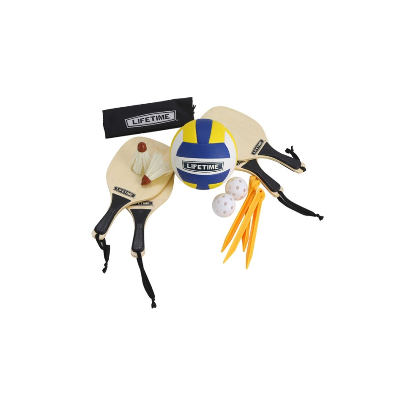 Lifetime Driveway Volleyball / Badminton Kit (90541)