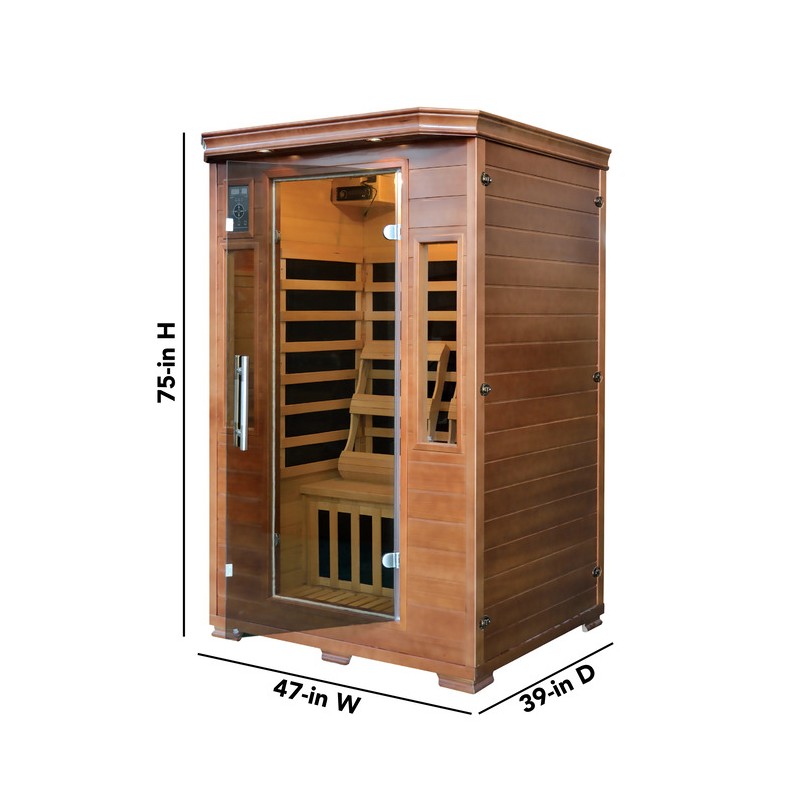 Blue Wave Majestic 2 Person Sauna Premium Unit (SA3209)