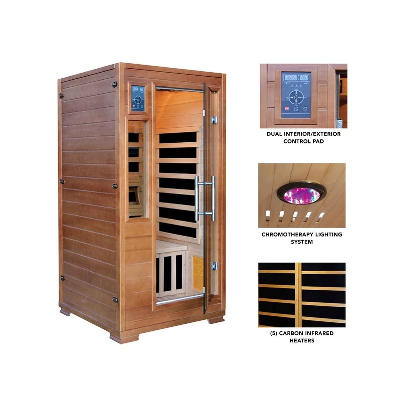 Blue Wave Majestic 1-2 Person Sauna (SA3202)