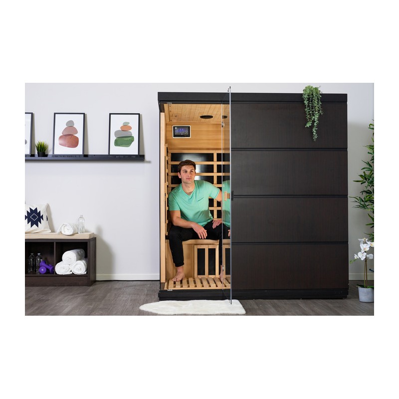 Sirona 4-Person Infrared Sauna w/ 8 Carbon Heaters (SA7009)