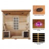 Blue Wave Heat Wave Klondike - Cedar 4 Person FAR Infrared Cedar Sauna With Carbon Heaters (SA1318) Blue Wave Heat Wave Klondike - Cedar 4 Person FAR Infrared Cedar Sauna With Carbon Heaters (SA1318)