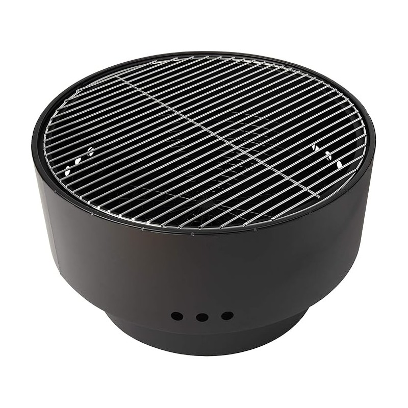 Fire Sense Solid Base Revolver Fire Pit W/ Wooden Top (60532)