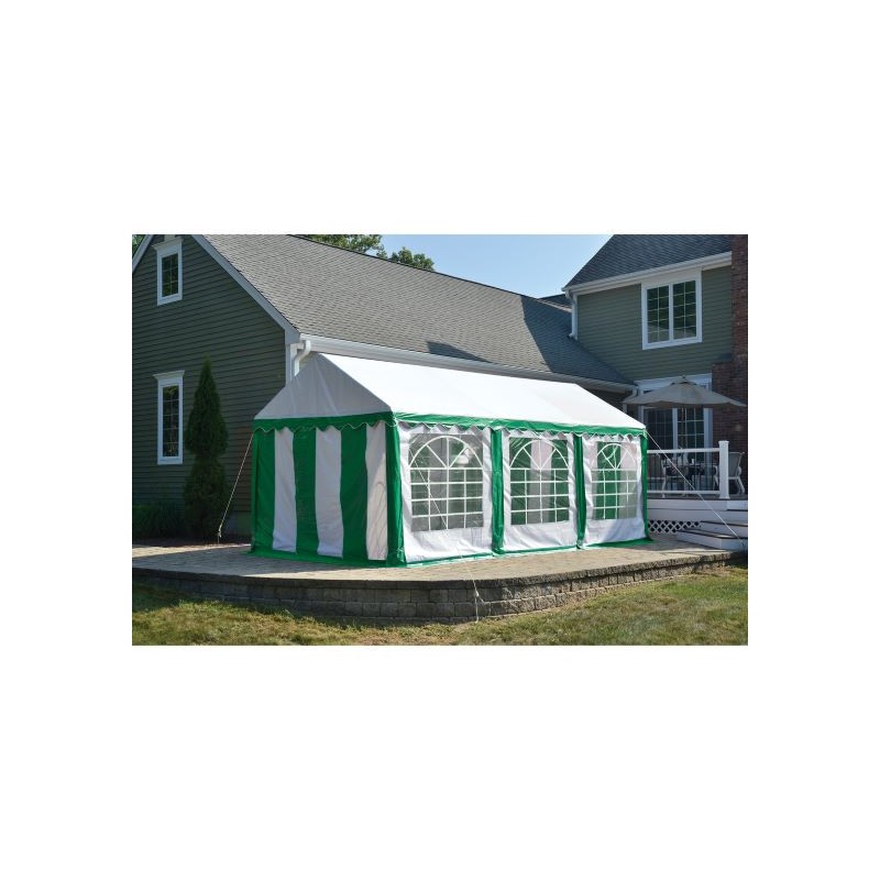 ShelterLogic 10x20 Party Tent  - Green / White (25889)