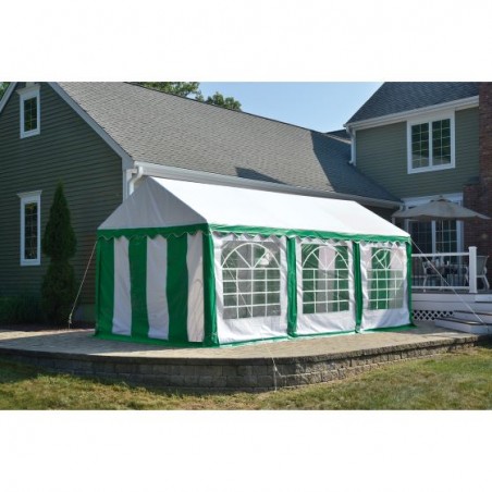 ShelterLogic 10x20 Party Tent  - Green / White (25889)