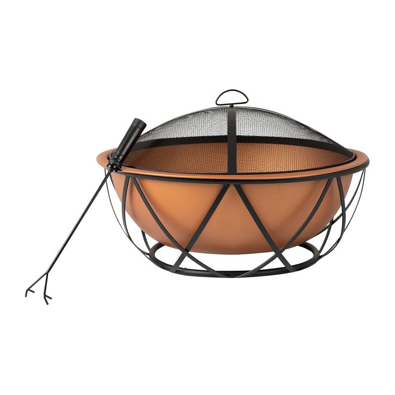 Fire Sense Barzelonia Round Copper Look Fire Pit (62241)