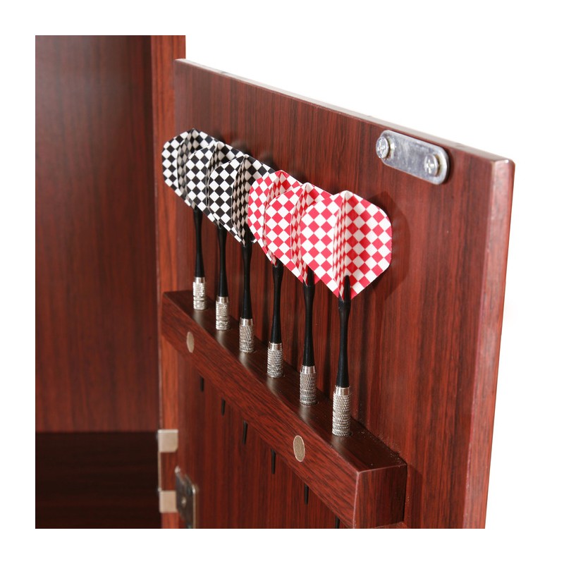 Hathaway Outlaw Dartboard and 81-in Free-Standing Cabinet (BG1040)