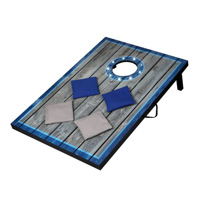 Hathaway Atlantic Cornhole Bean Bag Toss Game Set with LED Lights (BG5036)