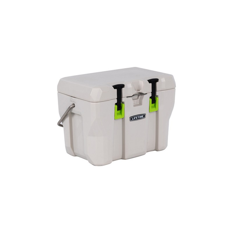 Lifetime 28 Quart High Performance Cooler - Pumice & Lime Green (91183)