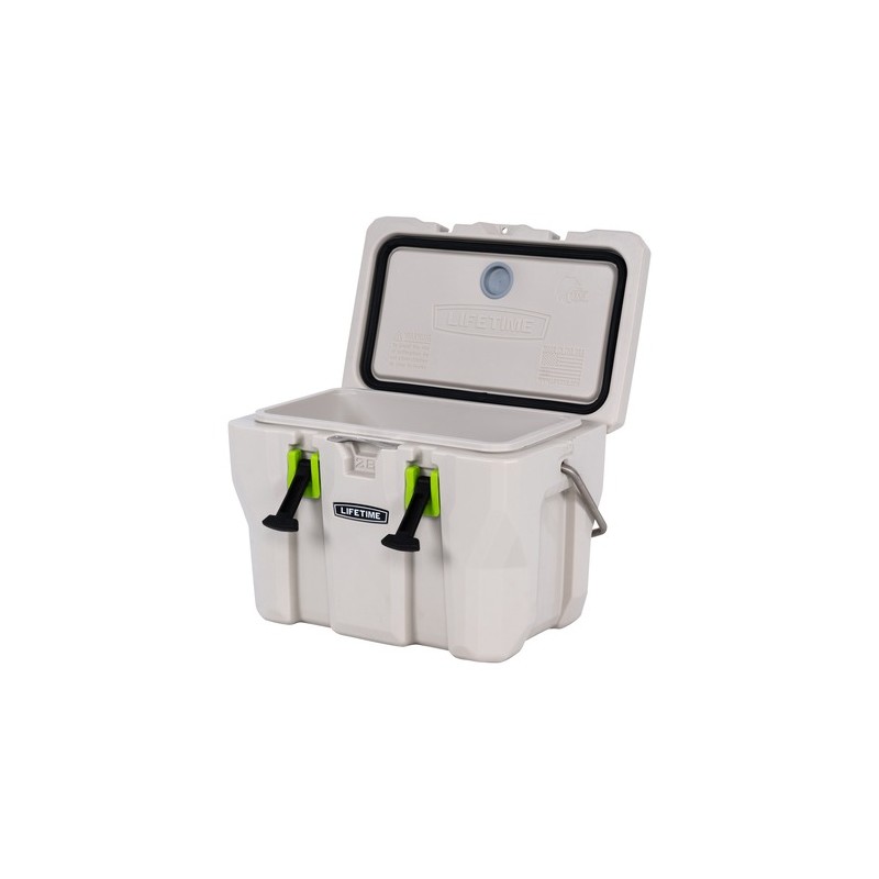 Lifetime 28 Quart High Performance Cooler - Pumice & Lime Green (91183)