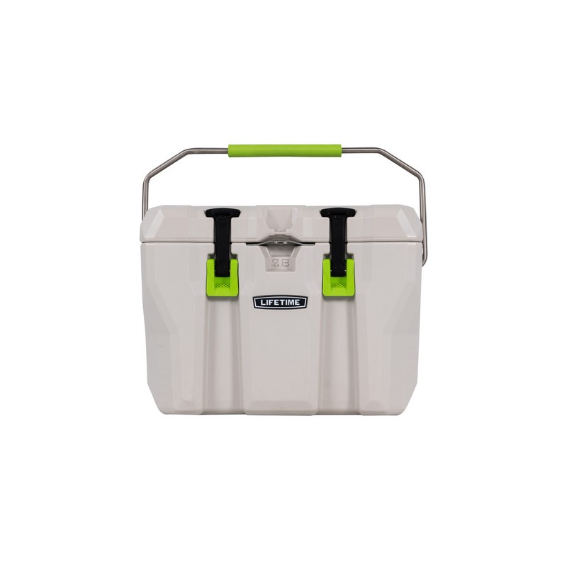 Lifetime 28 Quart High Performance Cooler - Pumice & Lime Green (91183)