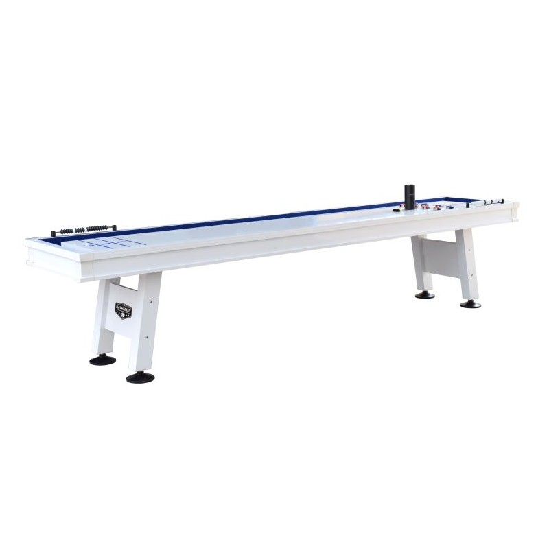 Hathaway Crestline 12-ft Outdoor Shuffleboard Table - White (BG50370)