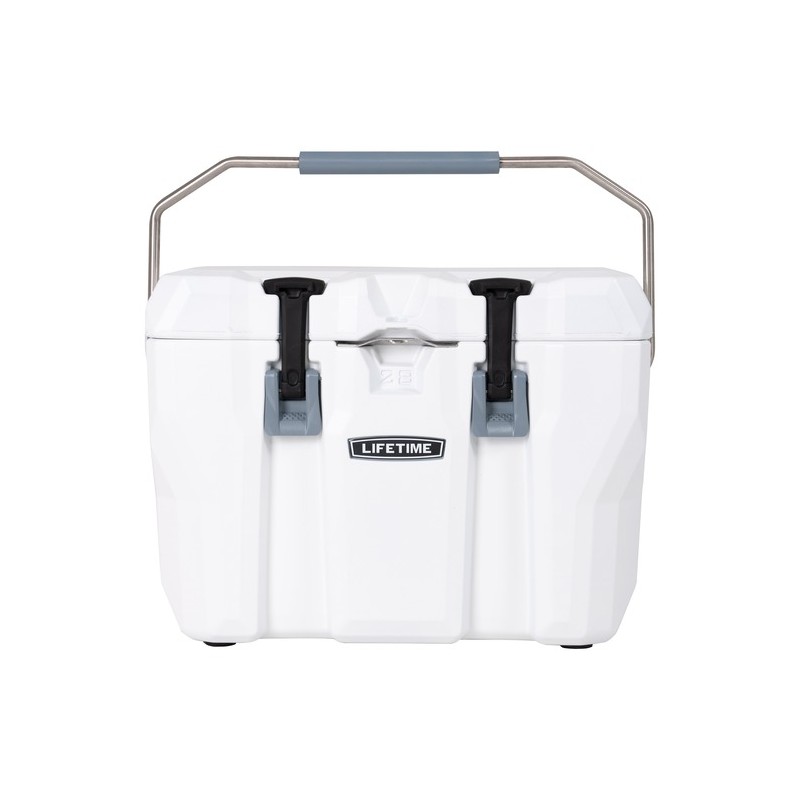 Lifetime 28 Quart High Performance Cooler - White & Gray (91023)