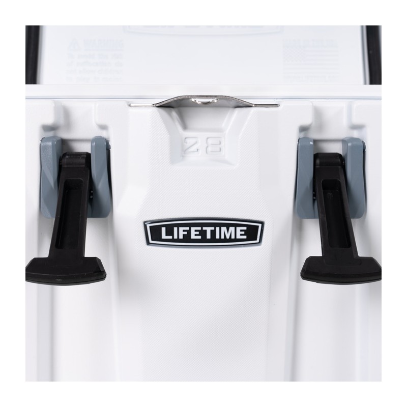 Lifetime 28 Quart High Performance Cooler - White & Gray (91023)