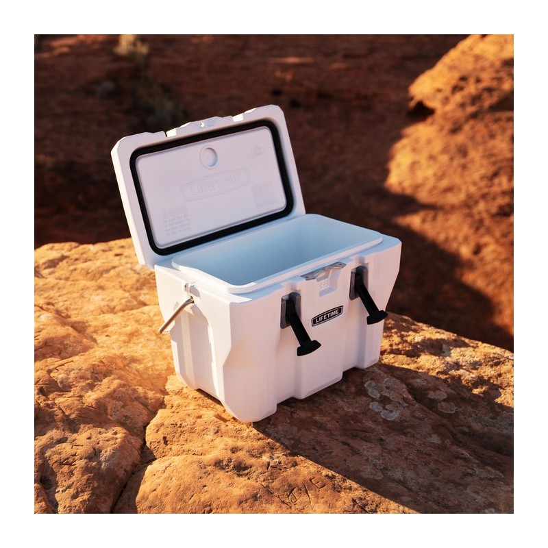 Lifetime 28 Quart High Performance Cooler - White & Gray (91023)