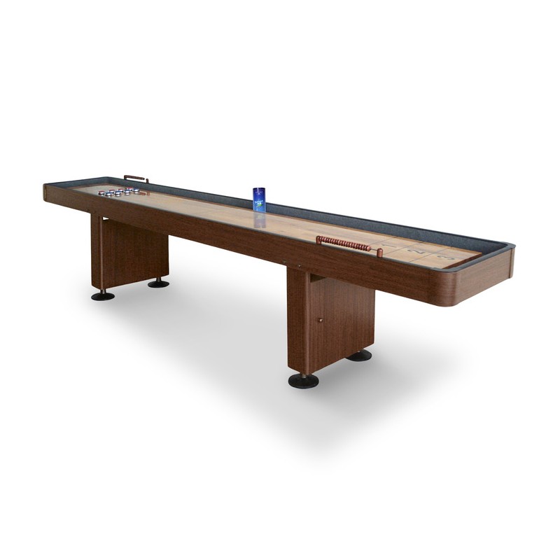 Hathaway Challenger 12-ft Shuffleboard Table - Walnut Finish (BG1212)